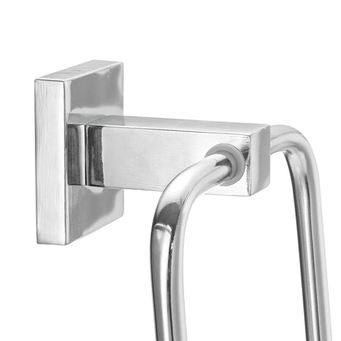 All In One Bathroom Set With 3 Light Vanity Bar Towel Bar Towel Ring Robe Hook And Toilet Paper Holder In Polished Chrome Finish