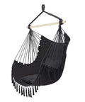 Hammock Hanging Chair With Two Cushions, Portable Caribbean Style Swing Seat For Outdoor And Indoor Use, 500 Lb Capacity