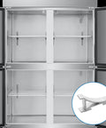 Heavy Duty Aluminum Refrigerator Shelf Clips And Freezer Shelf Hooks For Home And Commercial Use With Workhorse Hooks