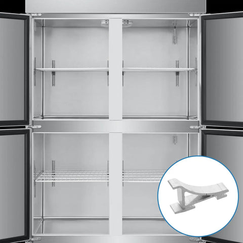 Heavy Duty Aluminum Refrigerator Shelf Clips And Freezer Shelf Hooks For Home And Commercial Use With Workhorse Hooks