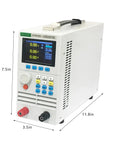Hardcore Programmable DC Load Tester, 400W, 0 to 150V and 0 to 40A, Battery Capacity Detection, Constant Current And Constant Voltage Modes, USB Power Tester For Power Supplies, Chargers, And Switching Chargers, Ultra Precise, white benchtop unit with display