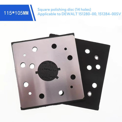 One Quarter Sheet Palm Grip Sander Pad Backing Plate With Eight Vacuum Holes Replacement For 151284-00 151284-00SV overview