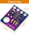 4 Pack BME280 Sensor Module GY BME280 5V with I2C interface shown with measurements