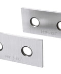 Pro Grade One Eighth Inch Thick Precision Parallel Sets, Ten Pairs, Three Inch Length, Hardened Alloy Steel, Two Holes In Each Parallel