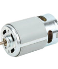 Real RS550 Electric Motor 22000 RPM High Spin Brushed DC Motor For Cordless Drills And Power Tool Mods Killer Torque Pro Grade side view