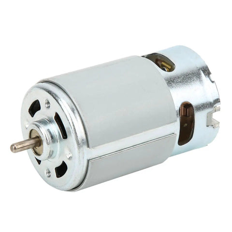 Real RS550 Electric Motor 22000 RPM High Spin Brushed DC Motor For Cordless Drills And Power Tool Mods Killer Torque Pro Grade side view