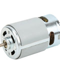 High Output RS-550 DC Electric Motor Packing 22000RPM Kicking Power For Hand Drills And Power Tools, Legit Solid Build For Audio Video Gear And PC Peripherals In Black