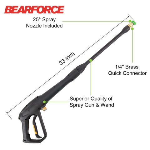 Replacement Spray Gun With Extension Wand And M22-15 Connector For 1900 PSI Electric Pressure Washers, Compatible With Ryobi