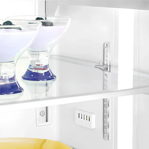 Fridge interior with heavy duty 304 stainless steel shelf support clips for refrigerator and freezer 150 pieces