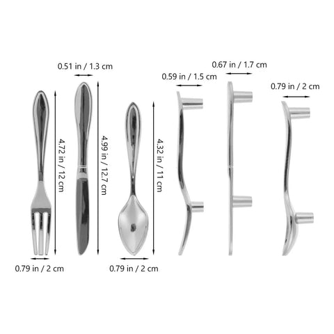 Chrome Plated Cabinet Handles And Drawer Pulls 3 Piece Set For Kitchen Cabinets Wardrobe And Furniture Replacement With Single Hole Modern Hardware Pulls In European Style shown with dimensions