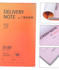 Carbon Copy Receipt Book For Small Biz 3 Part Invoice Pad With Simple Design And Clear Legibility Lightweight Order Receipt Book for delivery note use