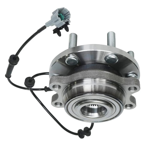 Pair Front Wheel Bearing Hub Assembly For 2005 To 2019 Nissan Frontier 2005 To 2012 Pathfinder 2005 To 2015 Xterra 2009 To 2012 Suzuki Equator 6 Lug 4WD ABS Compatible Ready To Roll