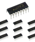 16 Pin IC Stepper Motor Driver Controller L293 L293D Four Channel High Current Module Pack Of 10 for DIY CNC Robotics Projects
