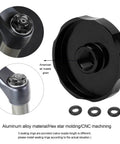 Beefy Aluminum Front Fork Cover With Suspension Cap And Air Chamber Shield for mountain and road bikes, includes three washers
