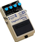 Digital Delay Guitar Effects Pedal With 11 Modes, From Classic Echoes To Shimmer And Mod, Looper Up To 40 Seconds, top view