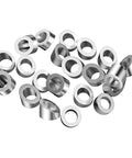 Scattered Thirty Degree Angled Beveled Cable Railing Washers With Five Sixteenth Inch Inside Diameter Stainless Steel Pack Of Twenty