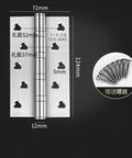 Stainless Steel Cabinet Door Hinges With Soft Close Damper For Quiet Smooth Kitchen Cabinet Doors No Fuss Easy Install For Beginners Durable Hardware One Piece; metal hinge with measurements and screws