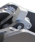 Close-up of Mechanical Quick Hitch System for Mini Excavator 0.5 to 3 Ton that makes quick attachment swap easy