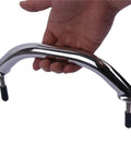 Marine Grade 316 Stainless Steel 8 Inch Boat Grab Bar Polished Handrail Heavy Duty Multipurpose Mounting Hardware With Included Screws