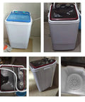 Compact Portable Washer Machine With Timer Dial Single Tub Laundry Cycle Built For Apartments Rv Dorms Easy Spin Dry 6kg Capacity shown from multiple angles.