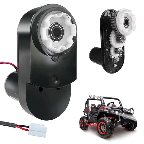 24V High Power Ride On Motor Gearbox With 5000RPM Output For Kids Ride On Cars And UTVs, Turbo Torque 150W Brushless Gearbox