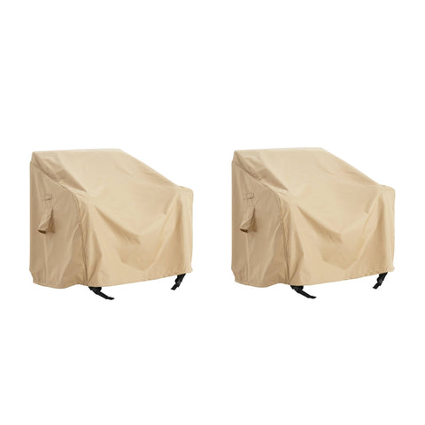 Weatherproof Patio Club Chair Cover With UV Resistant Polyester Outdoor Furniture Shield for sun rain wind protection
