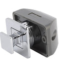 Push Button Cabinet Latch With Handle Keyless Zinc Alloy Lock for RV Drawers and Cupboards No Key Needed Durable ABS Door Latch
