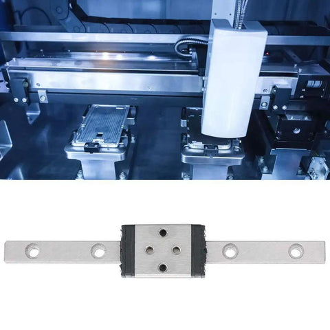 High Precision CNC Linear Guide Rail With Lengthened Slider Block Carriage For Smooth Micron Level Motion 75mm Stainless Steel 440C Rail LML5H 75 1R Motion System on CNC machine