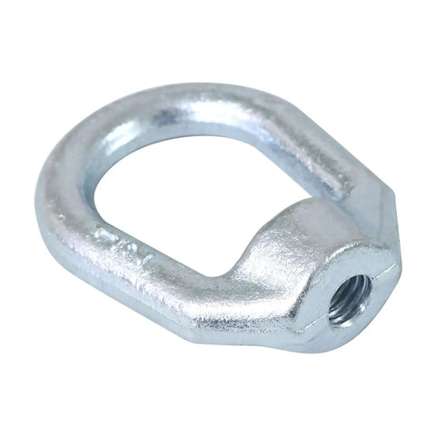 Heavy Duty Built Tough Half Inch 13 Bail Tap Thread Eye Nut UNC Standard Lifting Ring Eye Nut Hot Dipped Galvanized Drop Forged Carbon Steel Fastener Four Pack Zadery