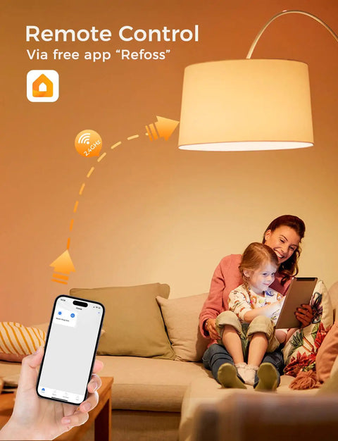 Lit Color Changing Smart LED Bulbs 4 Pack Dimmable 9W 810 Lumens A19 With E26 Base 2700K To 6500K Color Temp, remote control via app