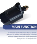 Badass Alloy Idle Speed Control Valve With Reinforced Sealing Washer for stable idle and smooth throttle response.