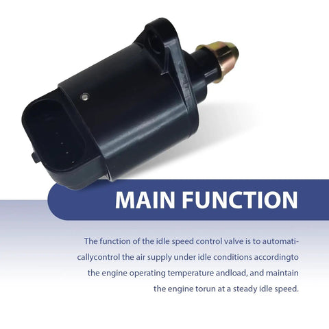 Badass Alloy Idle Speed Control Valve With Reinforced Sealing Washer for stable idle and smooth throttle response.