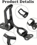 Beefy Heavy Duty Metal Toggle Latch with Horizontal Hold-Down, adjustable quick release clamp close-up details