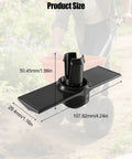 Dimensions of the Upgraded Replacement Agitator For Echo RB60 Broadcast Spreader 2 Pack with product in background