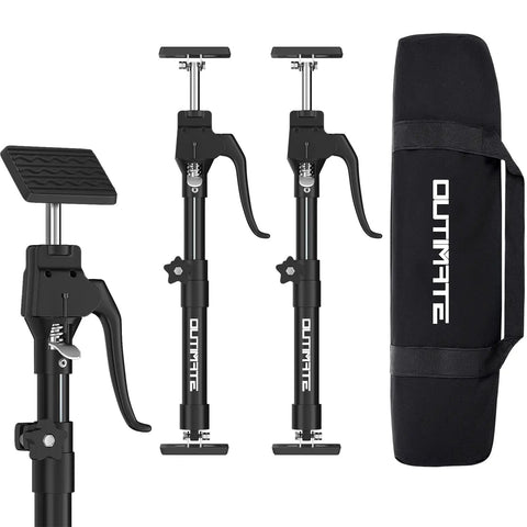Third Hand Cabinet Support Pole, Heavy Duty Jack For Installing Cabinets, 200 Lbs Capacity, Extends From About 15.8 Inches To 23.6 Inches, 2 Piece Set.