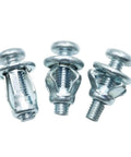 Heavy Duty Hollow Wall Anchors Set With Expansion Screws Nuts M4 M5 M6 200 Piece DIY Friendly Rivet Nut Kit For Drywall And Masonry sturdy metal anchors shown expanded