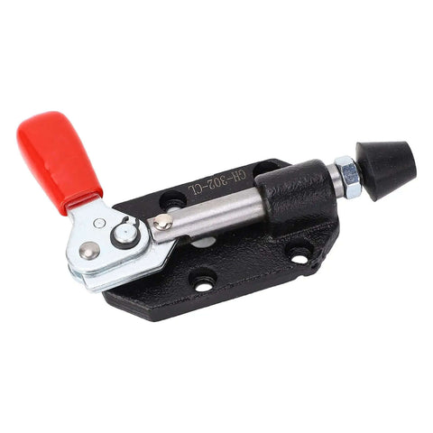 Push Pull Toggle Clamp Cast Iron Adjustable DIY Woodworking Clamp With Plastic Handle For Welding Installation Quick Fixed Hand Tool