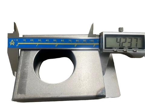 One And One Quarter Inch Steel Gate Lockbox For Gates And Fences with Secure Gate Access, caliper measuring hole size
