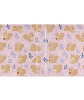 Totally Squirrel Pink Cute 3 Ring Binder With Clipboard 1.5 Inch Holds Up To 200 Sheets, squirrel pattern on pink background