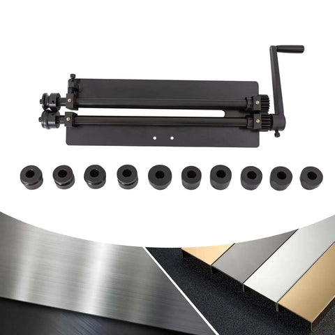 18 Inch Bead Roller Kit For Sheet Metal Fabrication With Six Dies Flaring Tool and Rotary Forming Machine in carbon steel.