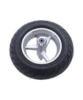 Rear Wheel Tire With Bearings For 49cc Mini Pocket Rocket Bike 110/50-6.5, 3.94 Inch Wide Tubed Tire Hub Rim Black, Ready To Roll