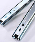 Stainless Steel Drawer Slides Two Way Soft Close Ball Bearing Track For Cabinets Heavy Duty 16 Inch Pack Of 2 Durable Quiet Drawer Runners Plus Easy Mounting Hardware Included