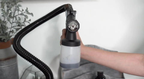 Replacement Gun For HVLP Spray Tan Machine With 200ml Cup And Adjustable Flow For DHA Solution, handheld view