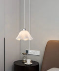 Two Pack Plug In Pendant Lights With A 15 Foot Cord Frosted White Shade On Off Switch No Hard Wiring Easy Ceiling Lighting