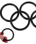 4 Piece Thick Automotive Rubber Rings Quick Release Bumper Fasteners Kit For Car Bumper Mounting Easy Replacement And Secure Fit For Car Mods