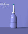 GoSpa Travel Bidet GS 70 Portable Peri Bottle with 400ml capacity, angled nozzle, collapsible silicone body in amaranthine color.