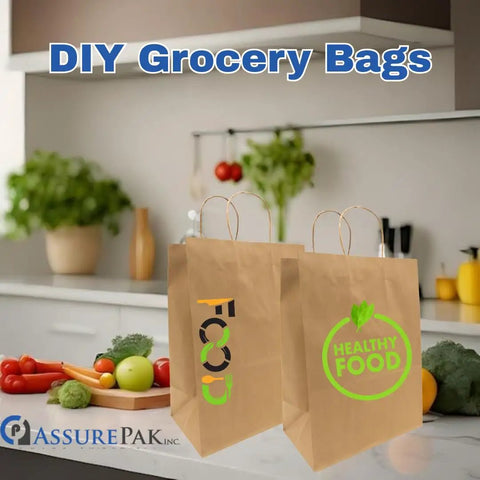 DIY Grocery Paper Bags 200 Pack 14x10x15.75 Inch Kraft Color With Handles 110 GSM Thick And Strong Recyclable Food And Supermarket Bags Ready For Decorating And Branding