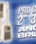 2 Inch Angled Paint Brush Set 3 Pack For Precise Cutting In Trim Baseboards Walls And Cabinets Sash Brushes For Detail Work