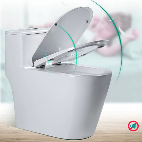 Soft Close Toilet Seat With Universal Smooth Drop Action For Your Everyday Bathroom Setup Thick Polypropylene Build Adjustable Hinges