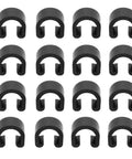 40 Pcs Plastic Bicycle C Clips Clamps For Cable Housing Guides 8 Mm Inner Diameter Fits MTB Road Folding City Bikes Brake